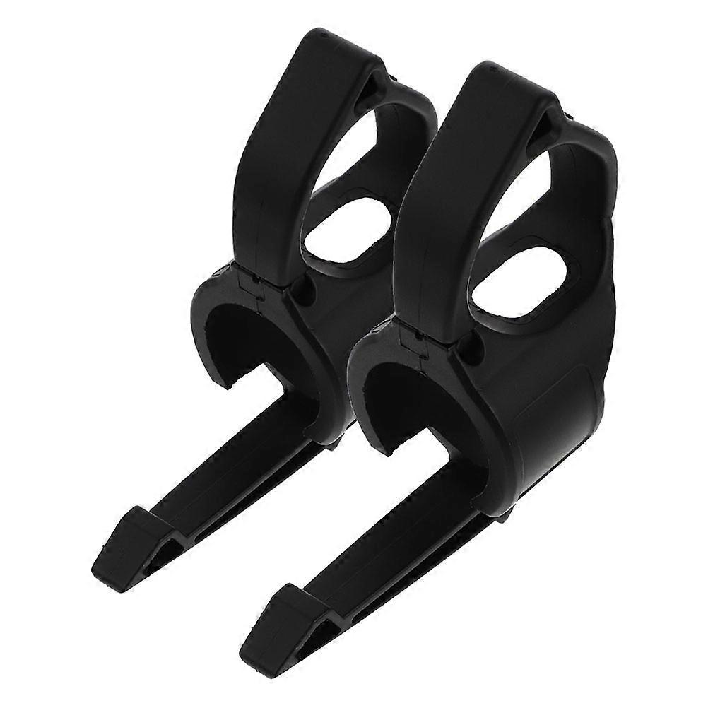 Black Flashlight Ring Holder for Outdoor Use Nylon Material 10Pcs Set