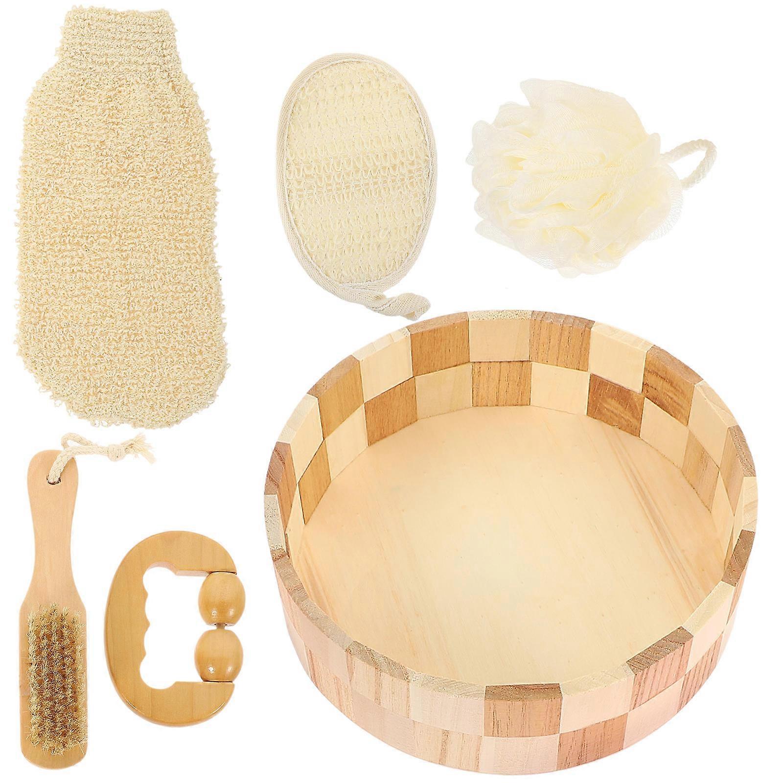 Foot File Body Scrubber Body Cleaning Tool for 2Sets Assorted Color