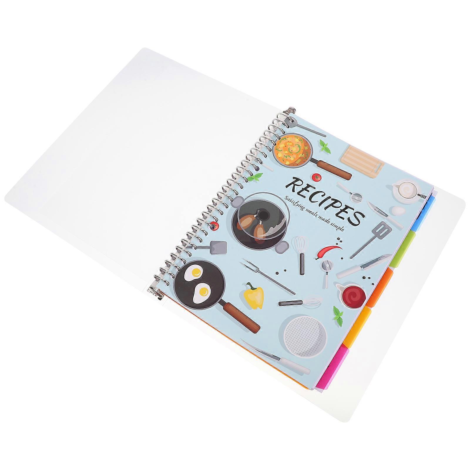 Recipe Planner Binder for Meal Organization Household Recipe Planning Book