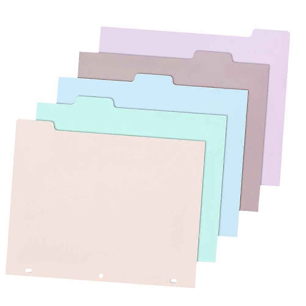 PP Binder Dividers with Tabs for Business and School Journal Inserts 3Sets