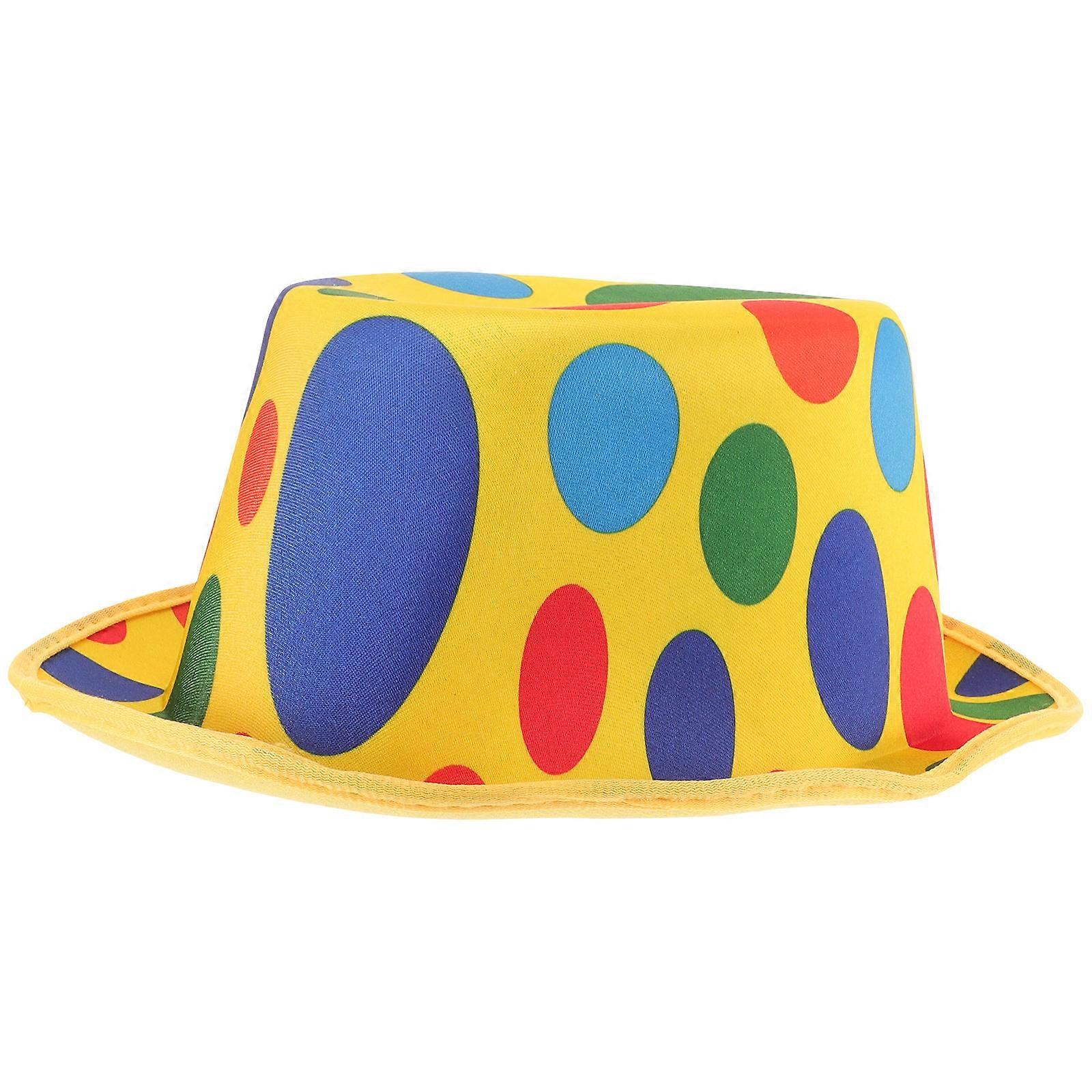Clown Performance Hat Non-Woven Fabric Hat for Shows