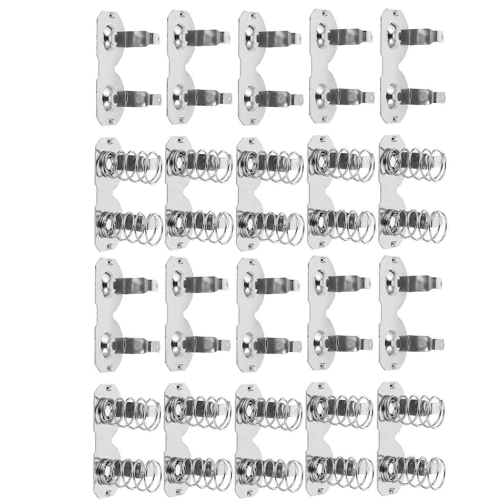 Electric Battery Springs Conversion Contact Plate Replacement 10Sets Iron