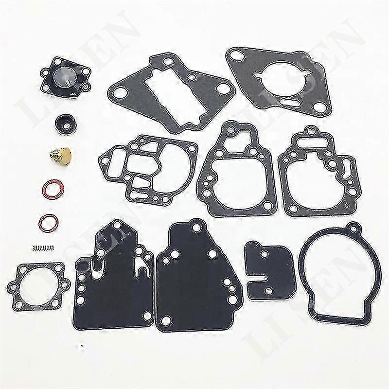Outboard Carburetor Rebuild Kit for Mercury, Fits 6-25HP Engines