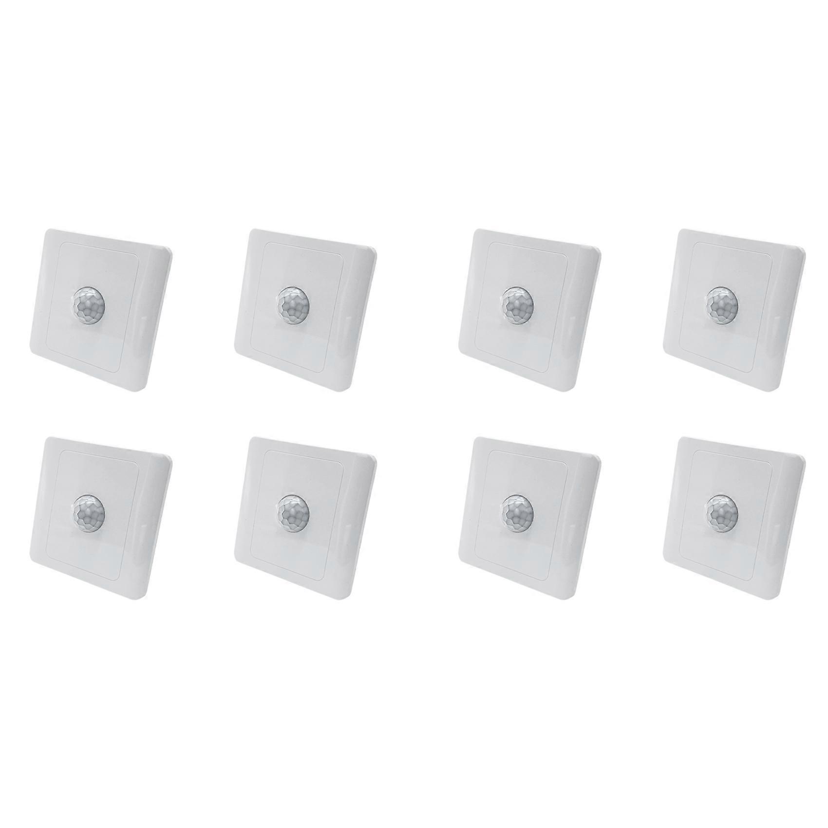 8X PIR Infrared Motion Sensor Switch 220V Auto Control LED Lamp Lighting Switch Smart Body Induction Detector