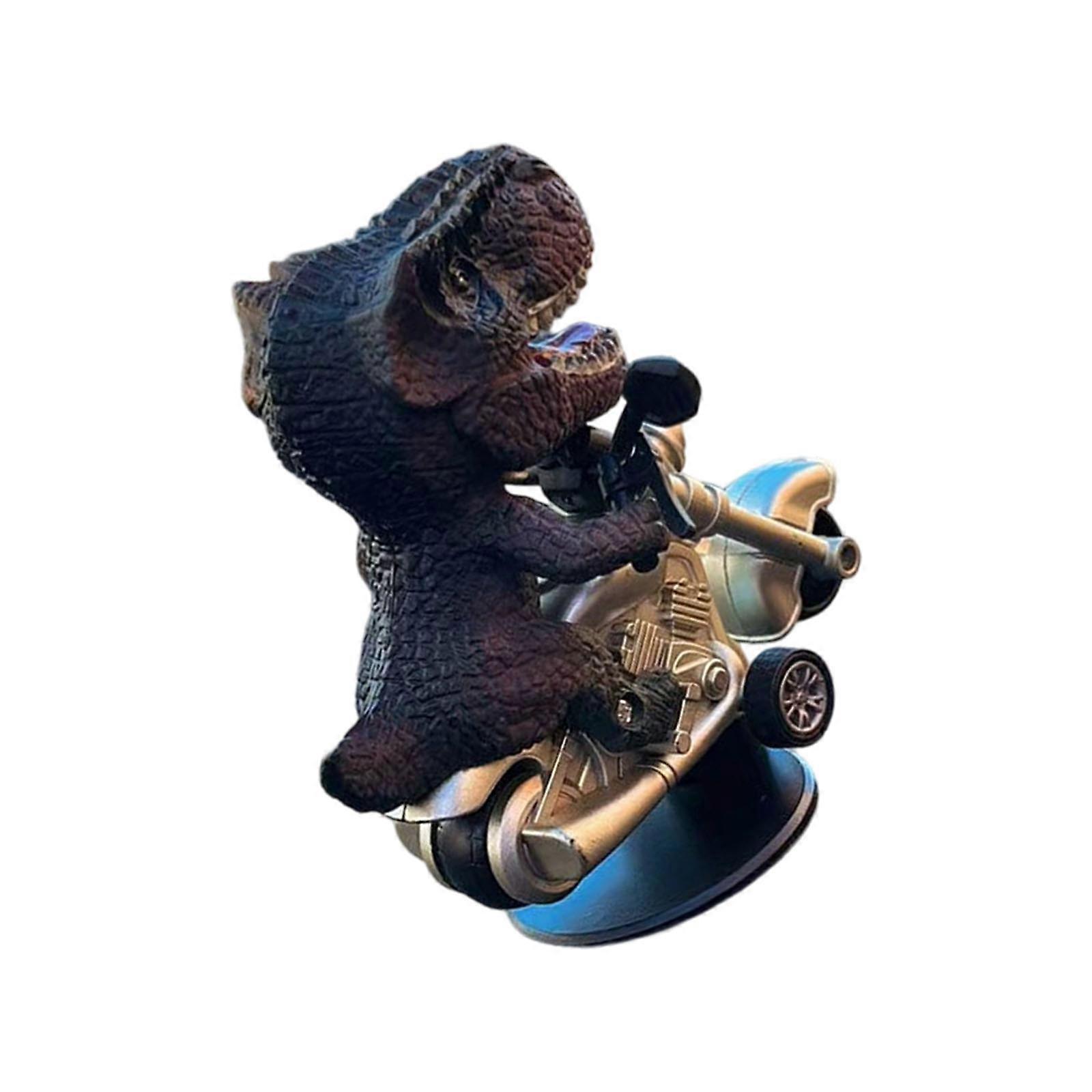 Creative Ride Motorcycle Vehicle Decors Automatic Balancing Car Dashboard Figure Featuring Inertial Drift Effect Multicolor