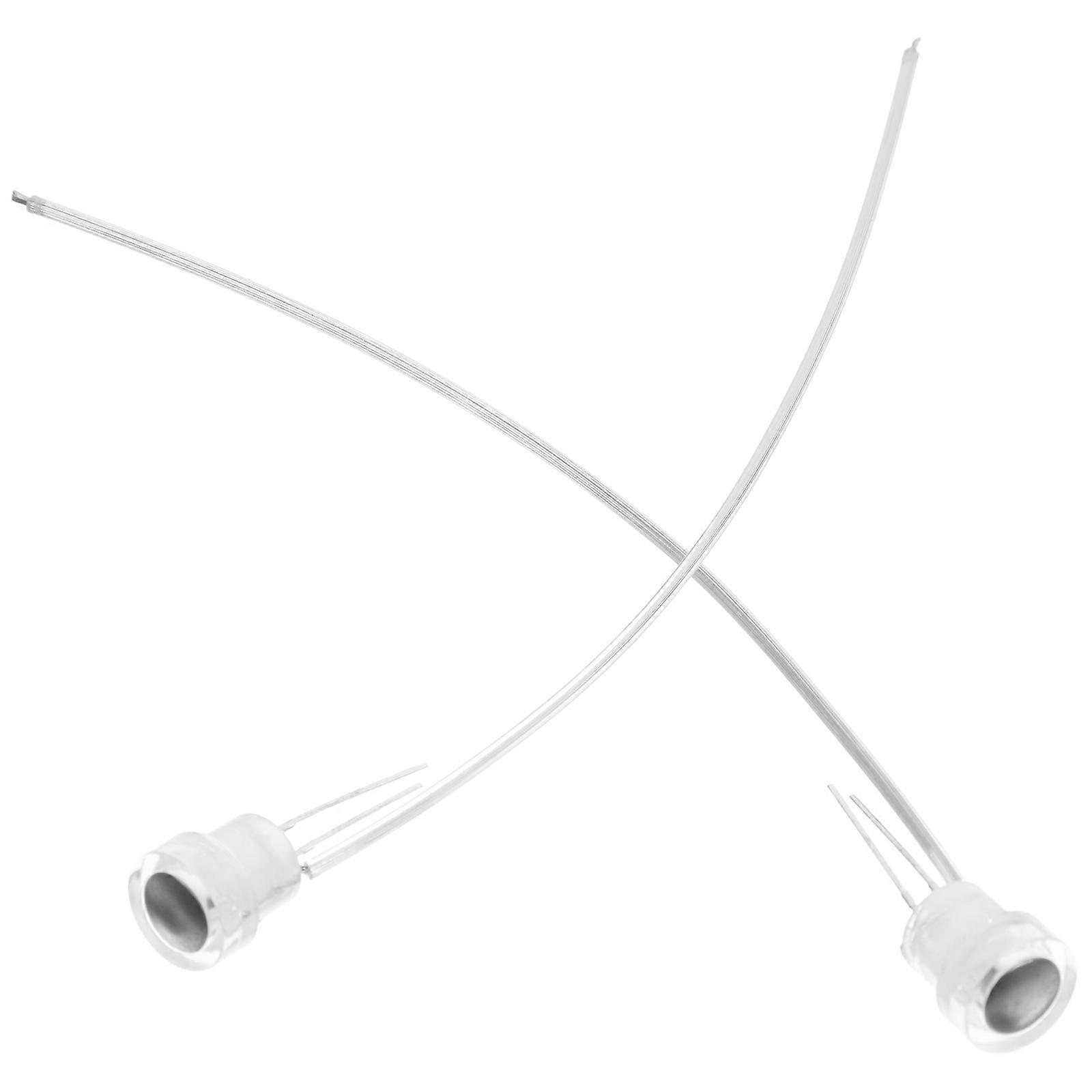 LED Touch Switch for Light Embedded Installation 2Pcs White Copper