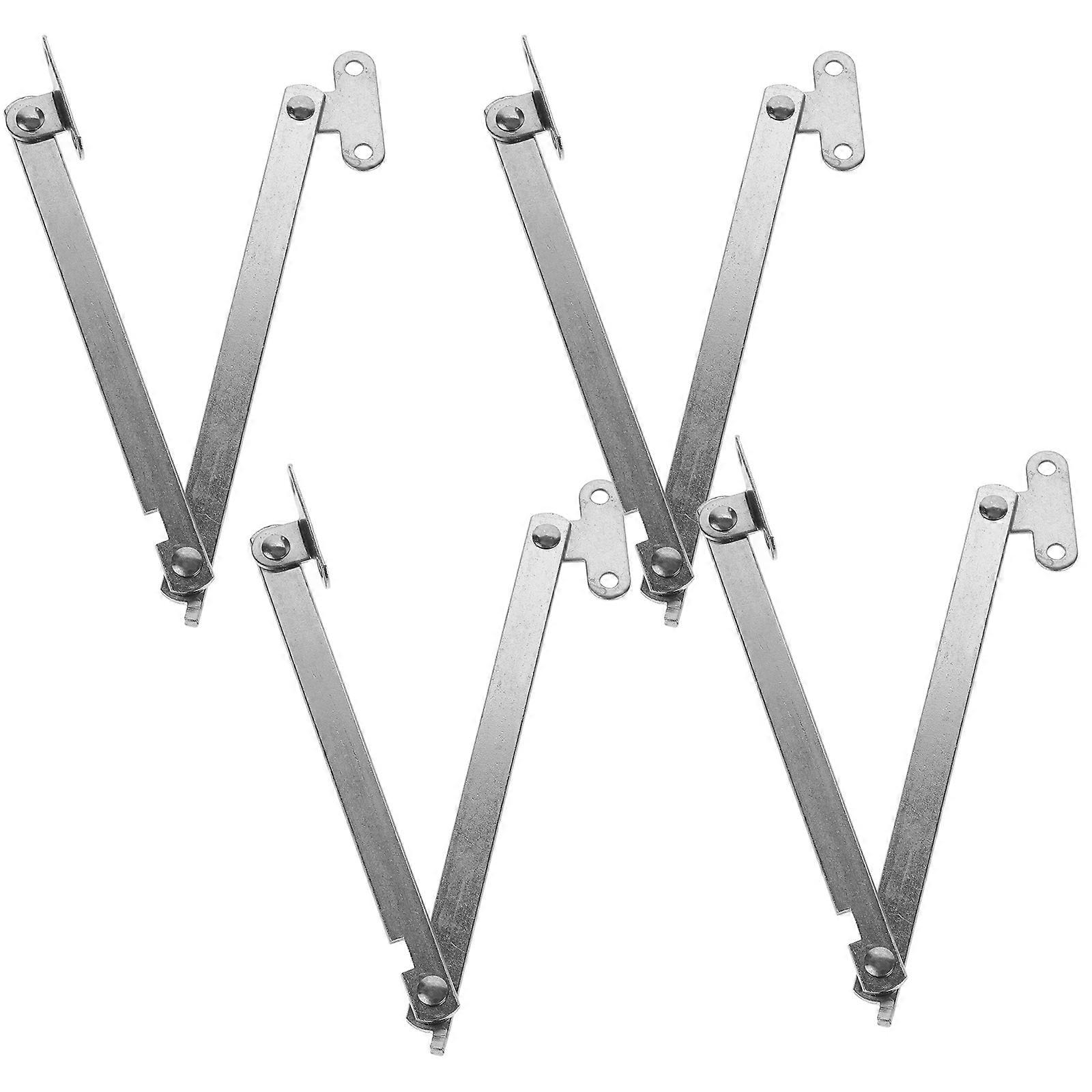 Cabinet Support Pull Rod in Silver for Practical Use 4Pcs Pack