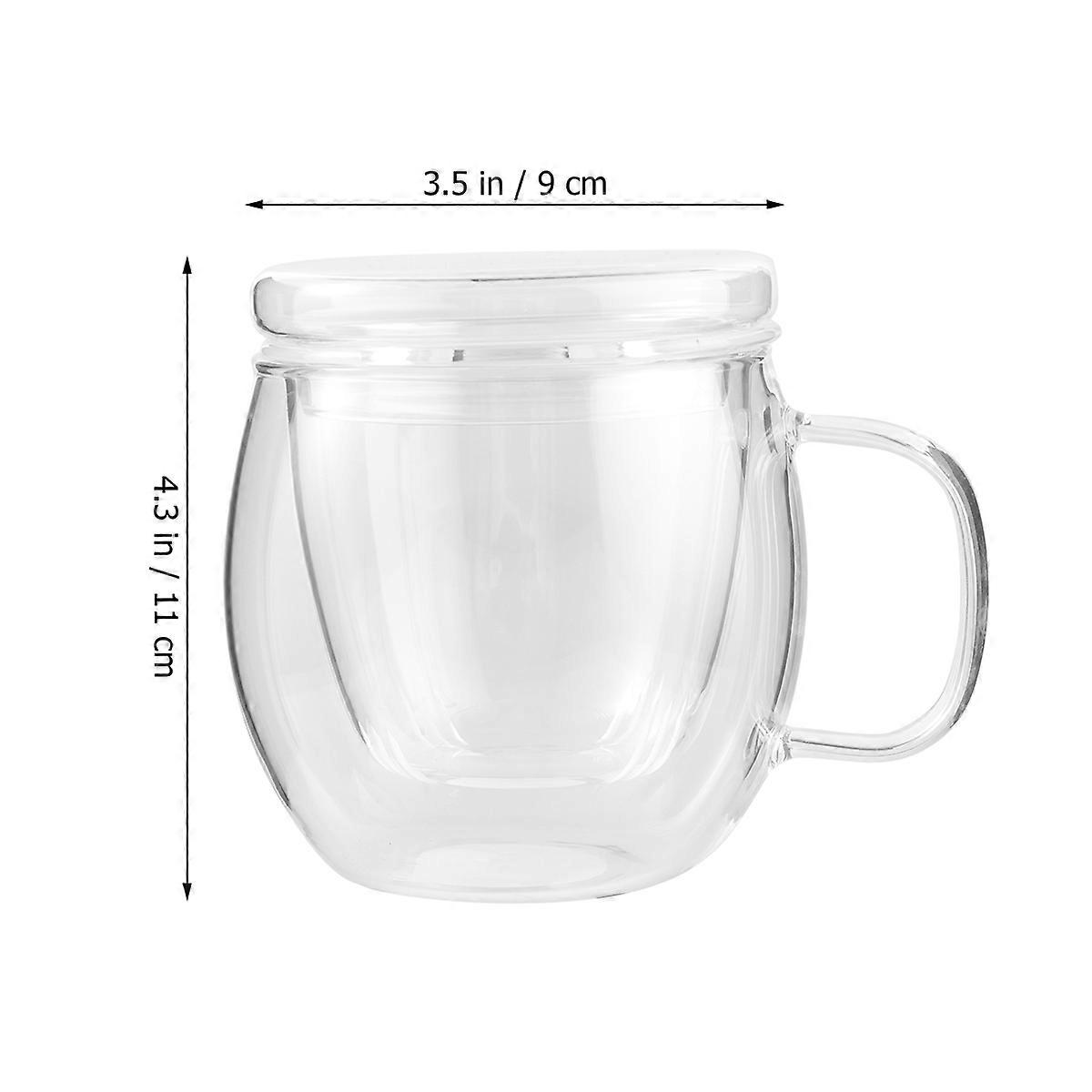 Water Tea Cup Filter Tea Cup Lid for Home Use with Cover