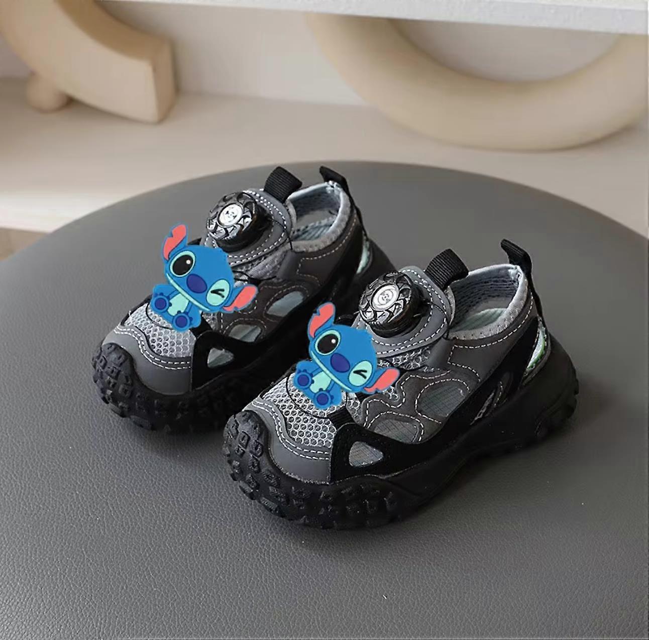 Summer Non-slip Breathable Girl Mesh Sneakers Disney Soft Sole Casual Shoes Mickey Mouse Beach shoes Boy Outdoor Sports Sandals