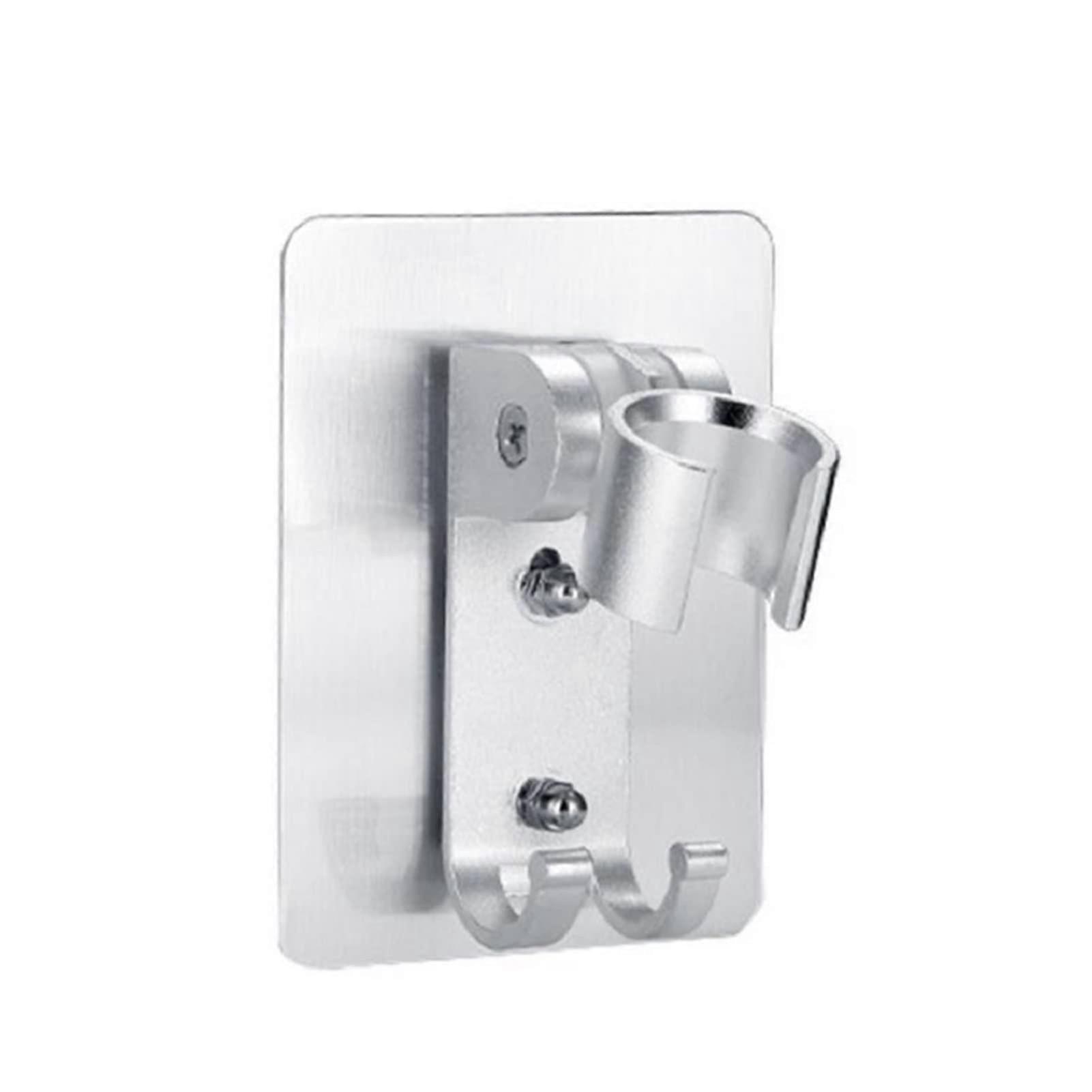 Adjustable Shower Head Holder with Suction Cup Wall Mount, Tool Installation for Bathroom