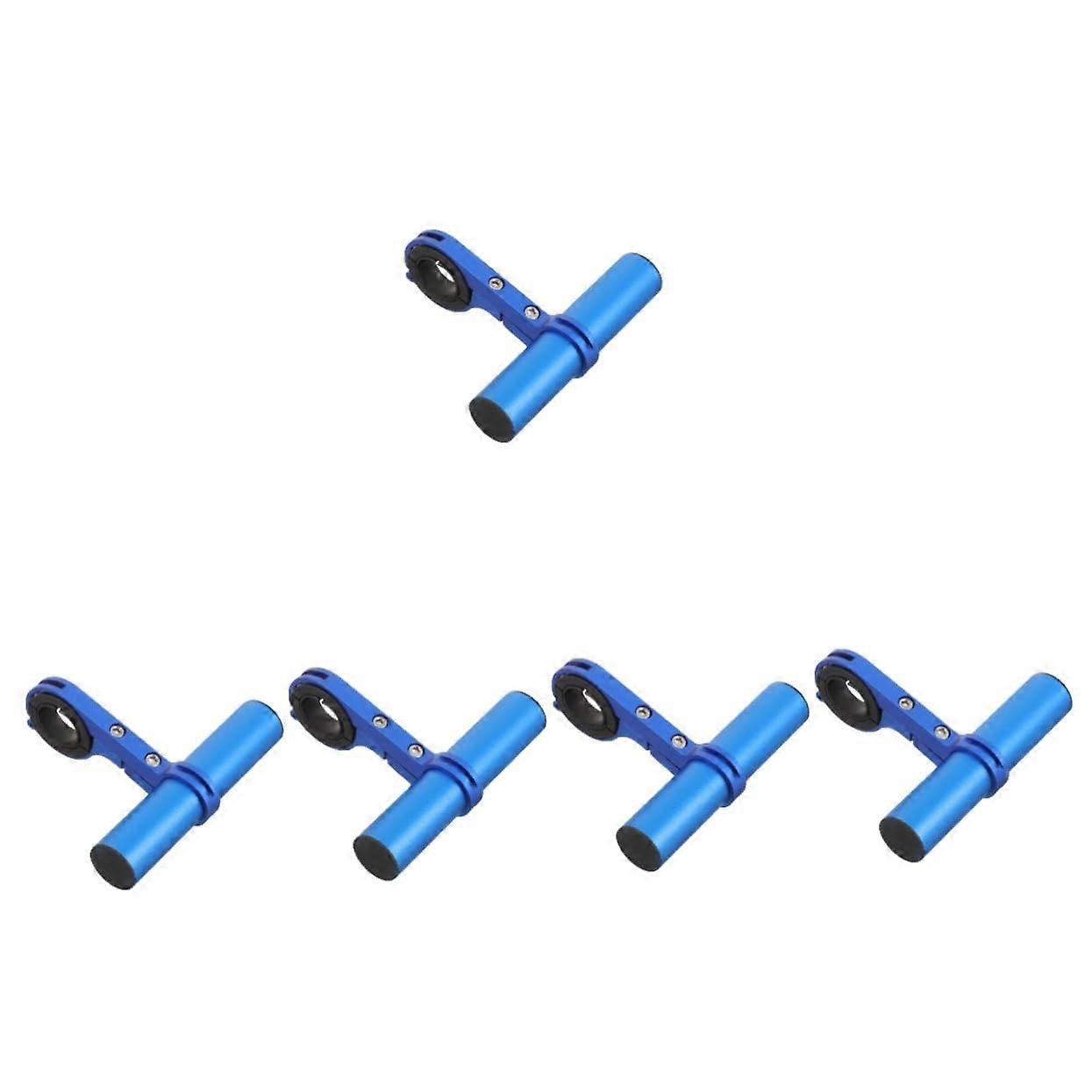 5pcs Bike Handlebar Extension Bar for Lights and Accessories, Easy Install Stable Support