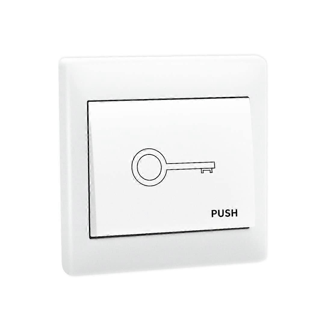 Gate Opener Push Button Wired Flush Mount Door Access Control Switch with Automatic Reset Design