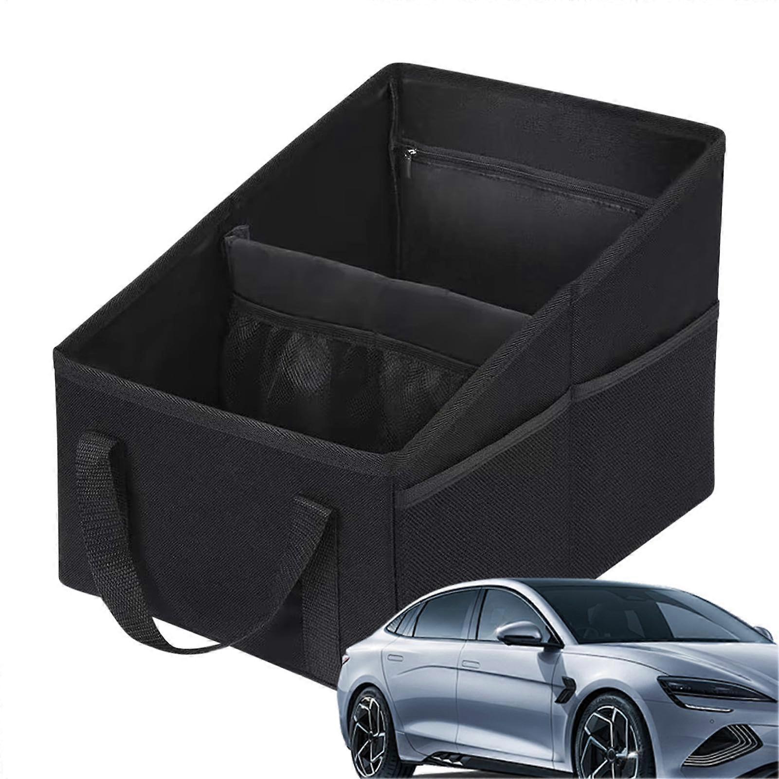 Foldable Waterproof Car Trunk Organizer with Large Capacity MultiCompartment Storage Box
