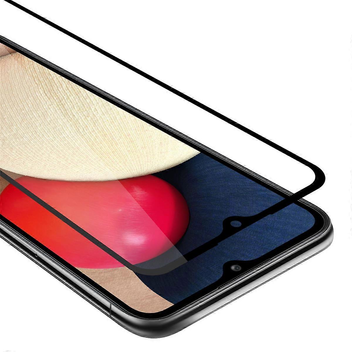 Screen protector compatible with Samsung Galaxy A02s, tempered glass