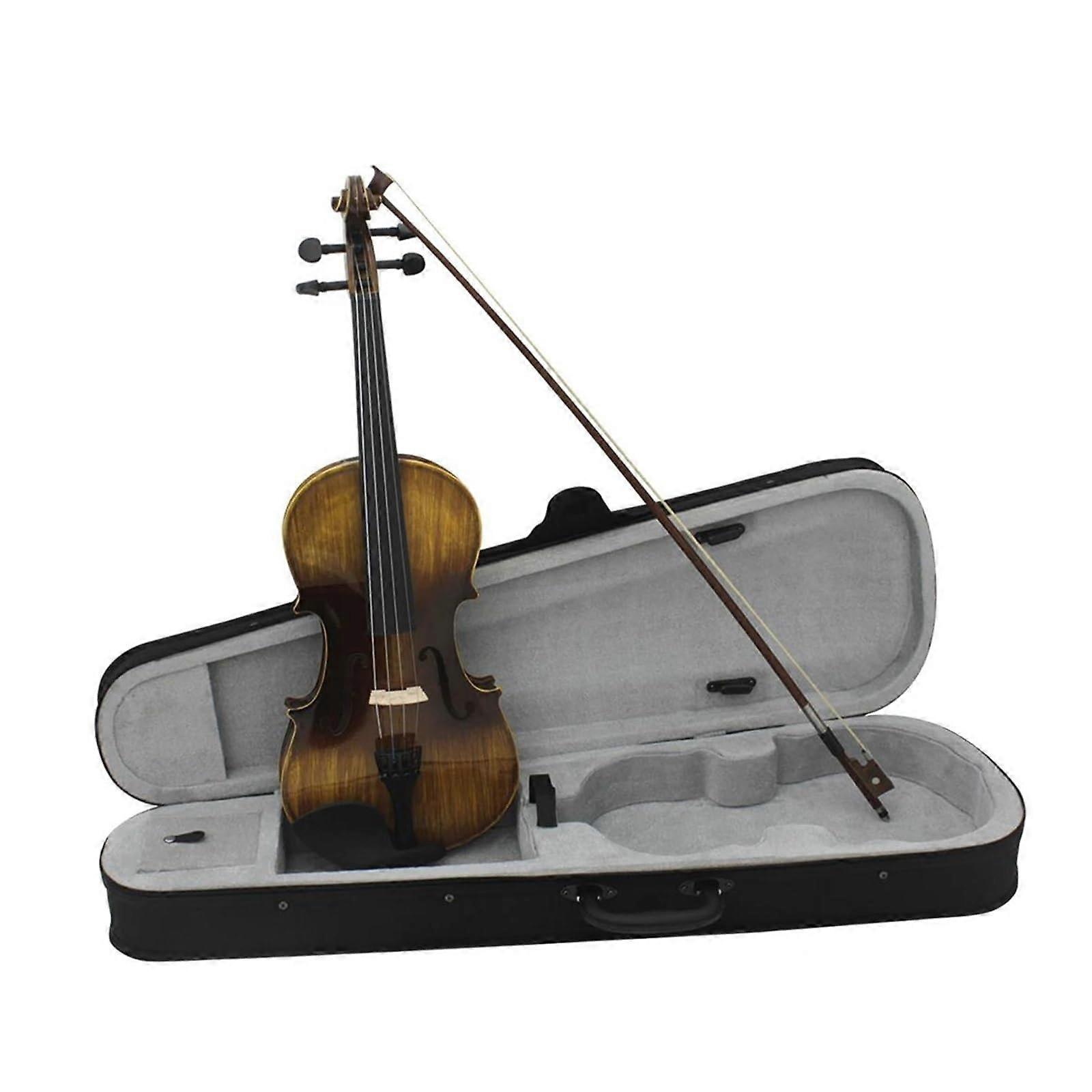 Full Size 4/4 Violin for Beginners ReadytoPlay Set with Case Bow and Strings