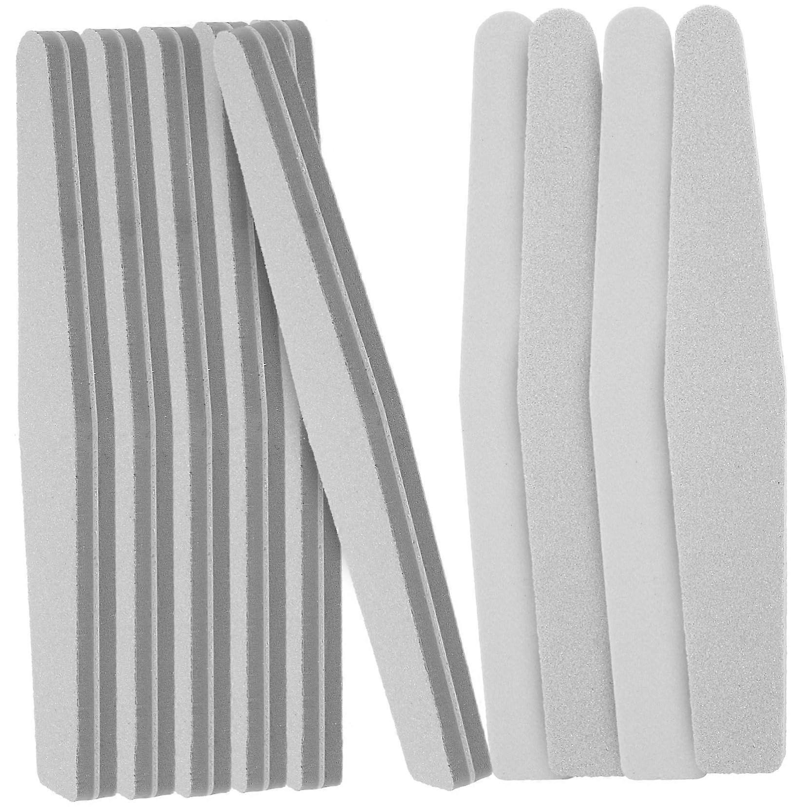 10pcs Professional Manicure Nail Files Set DoubleSided Buffer MultiGrit Salon Quality