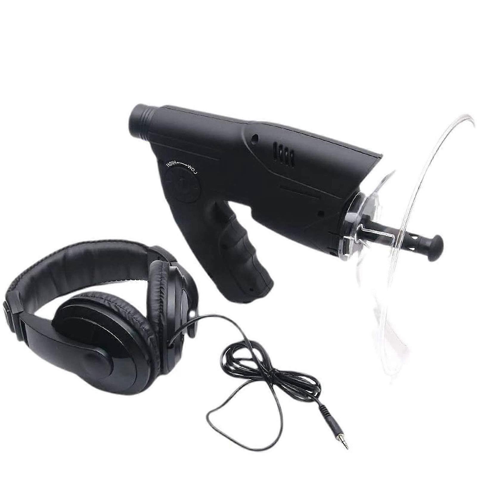 Parabolic Microphone Bionic Ear Long Range Sound Amplifier 8X Monocular for Bird Watching Outdoor