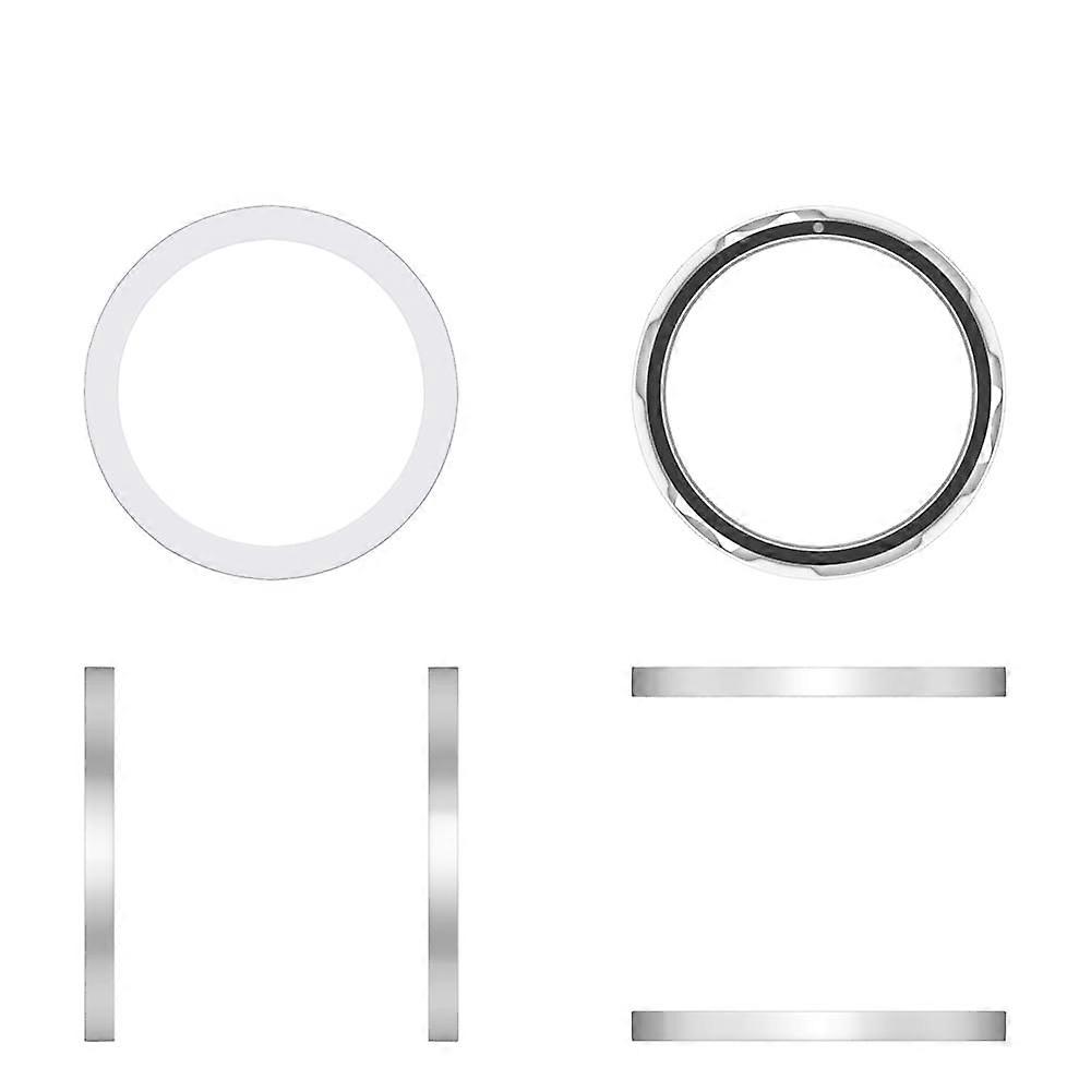 Silver Bezel Replacement Smartwatch Metal Case with Full Protection for Nothing CMF Watch Pro 2