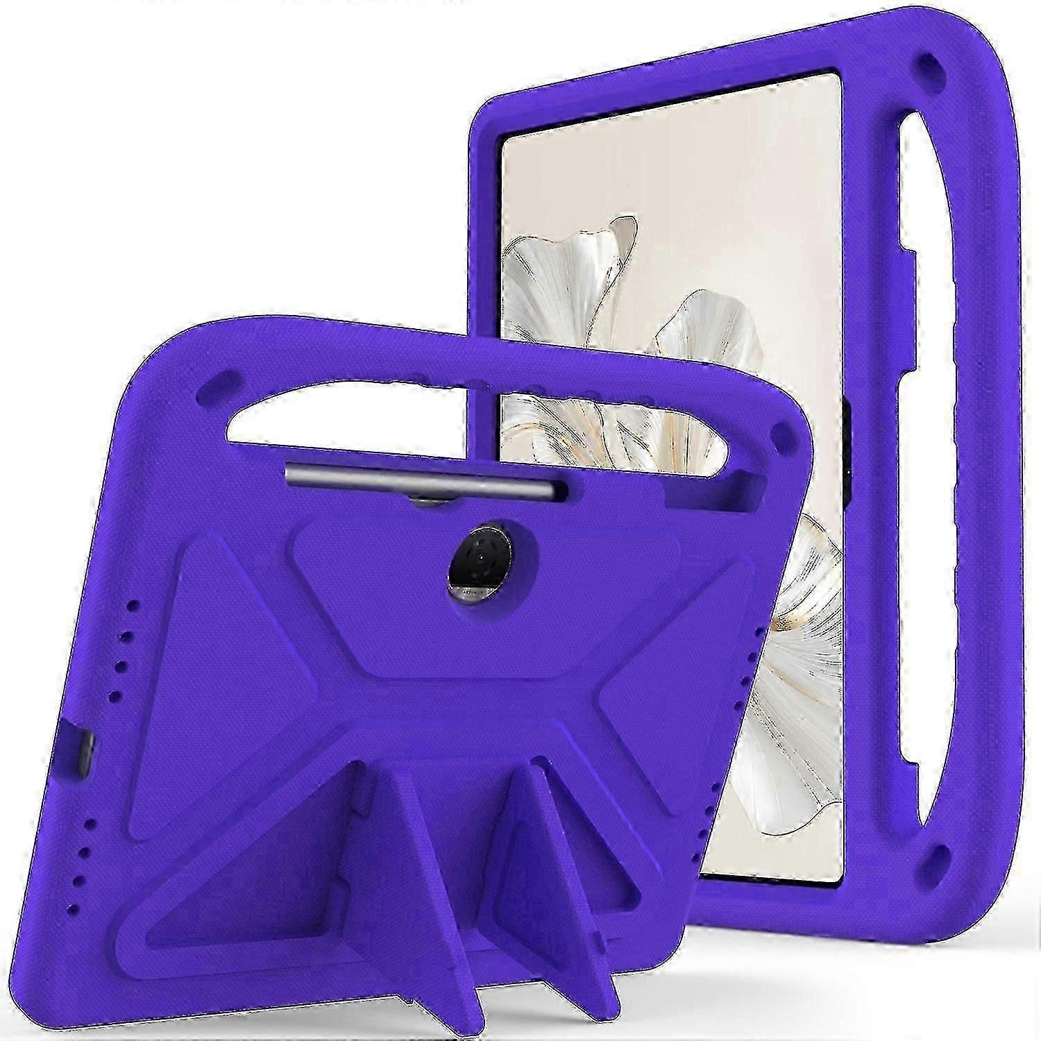 (Purple)Handle Tablet Case For Honor Pad 9