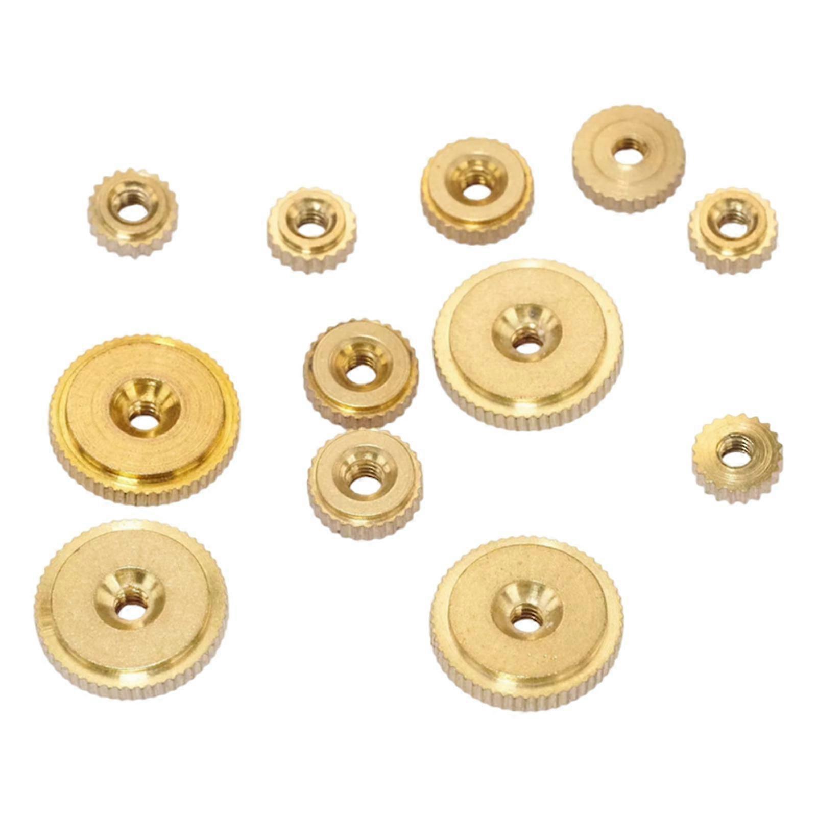 12 Pieces Clock Hand Nuts High Performance Smooth Timekeeping Replace Parts
