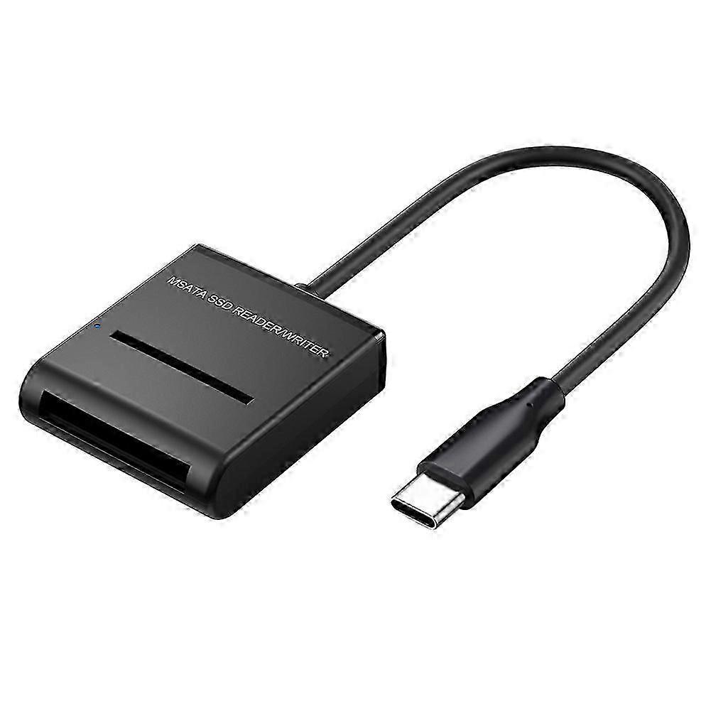 MSATA Easy Drive Cable Type C Mini USB3.1 External Hard Drive Enclosure 6Gbps High Speed Solid State Drive Cable,B