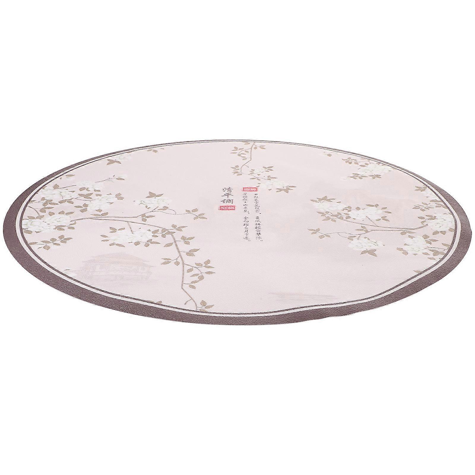 Waterproof Non Slip Tablecloth Round Table Cover for Dining Use