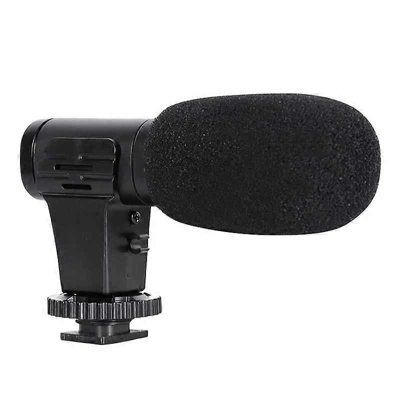 Video Microphone On-Camera Mini Condenser Record Interview Vlog Mic