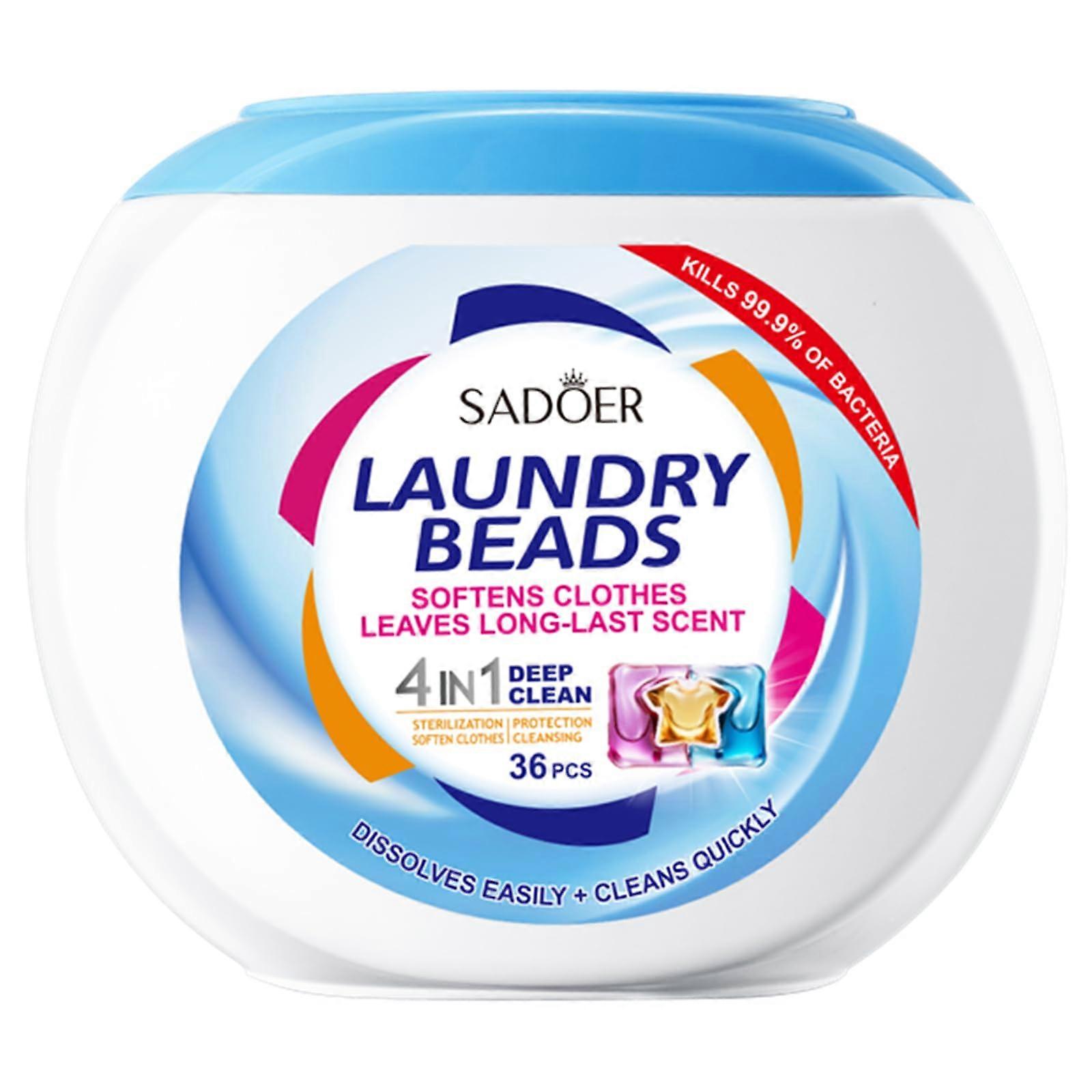 Laundry Detergent Pods 36 Count with Advanced Enzyme Cleaning for Deep Stain Removal