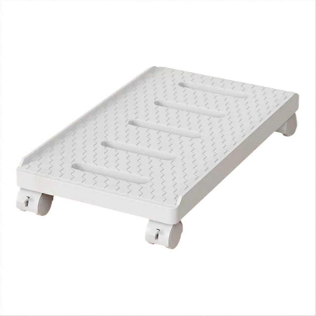 Computer Tower Stand Mobile CPU Stand for Gaming PC Case White