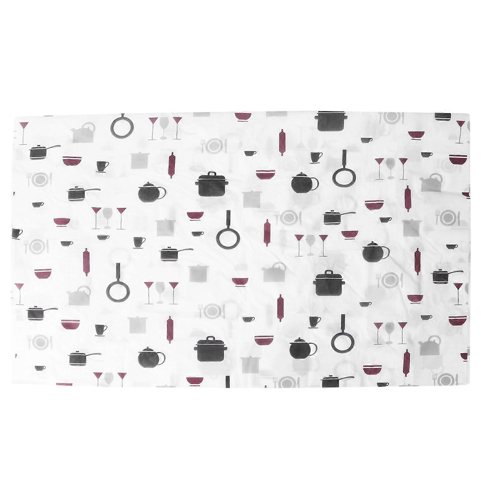 Printed Tablecloth PVC Oilproof Table Cloth for Home Use 1Pcs