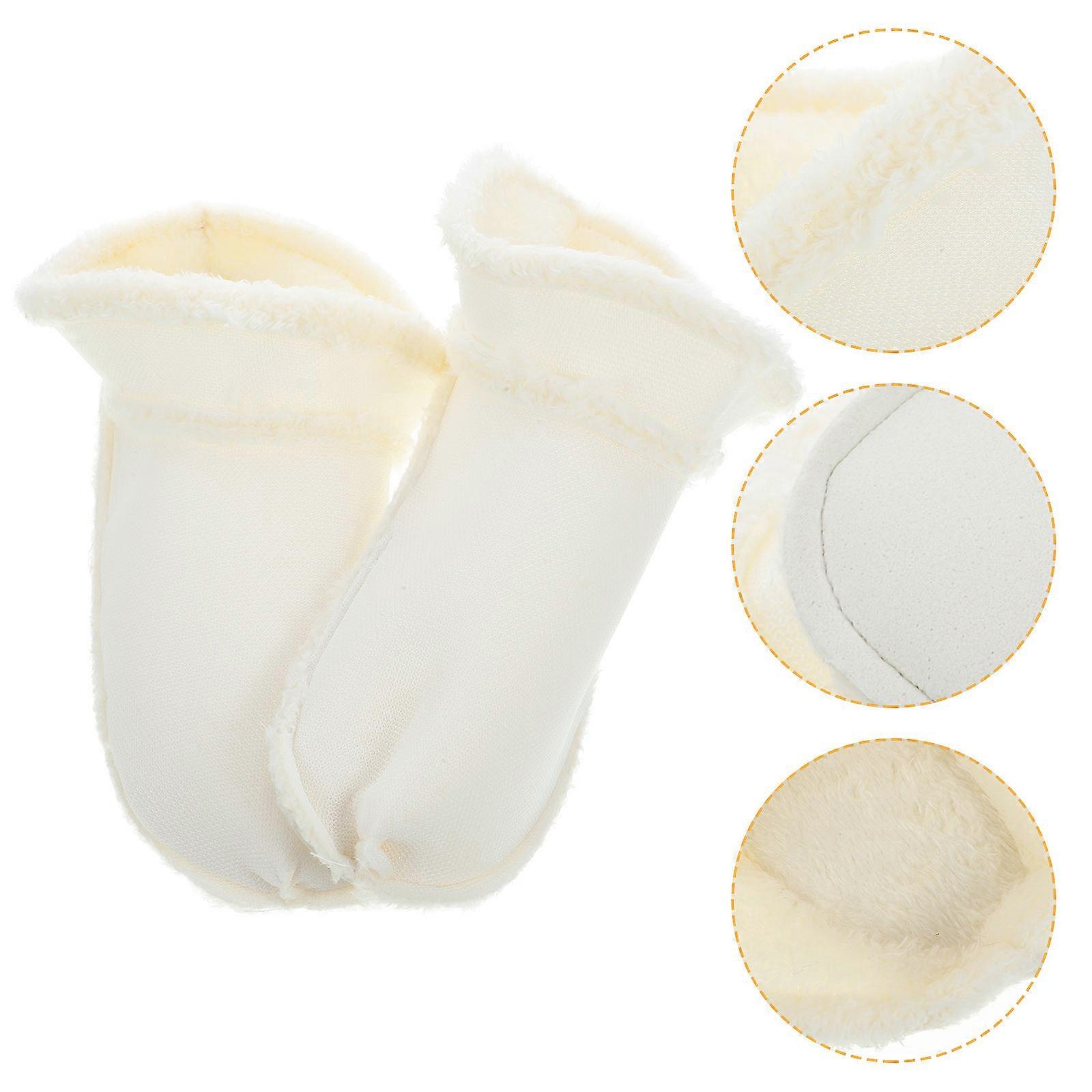 Slipper Women Thickened Plush Function 1Pair Winter Shoe Liners