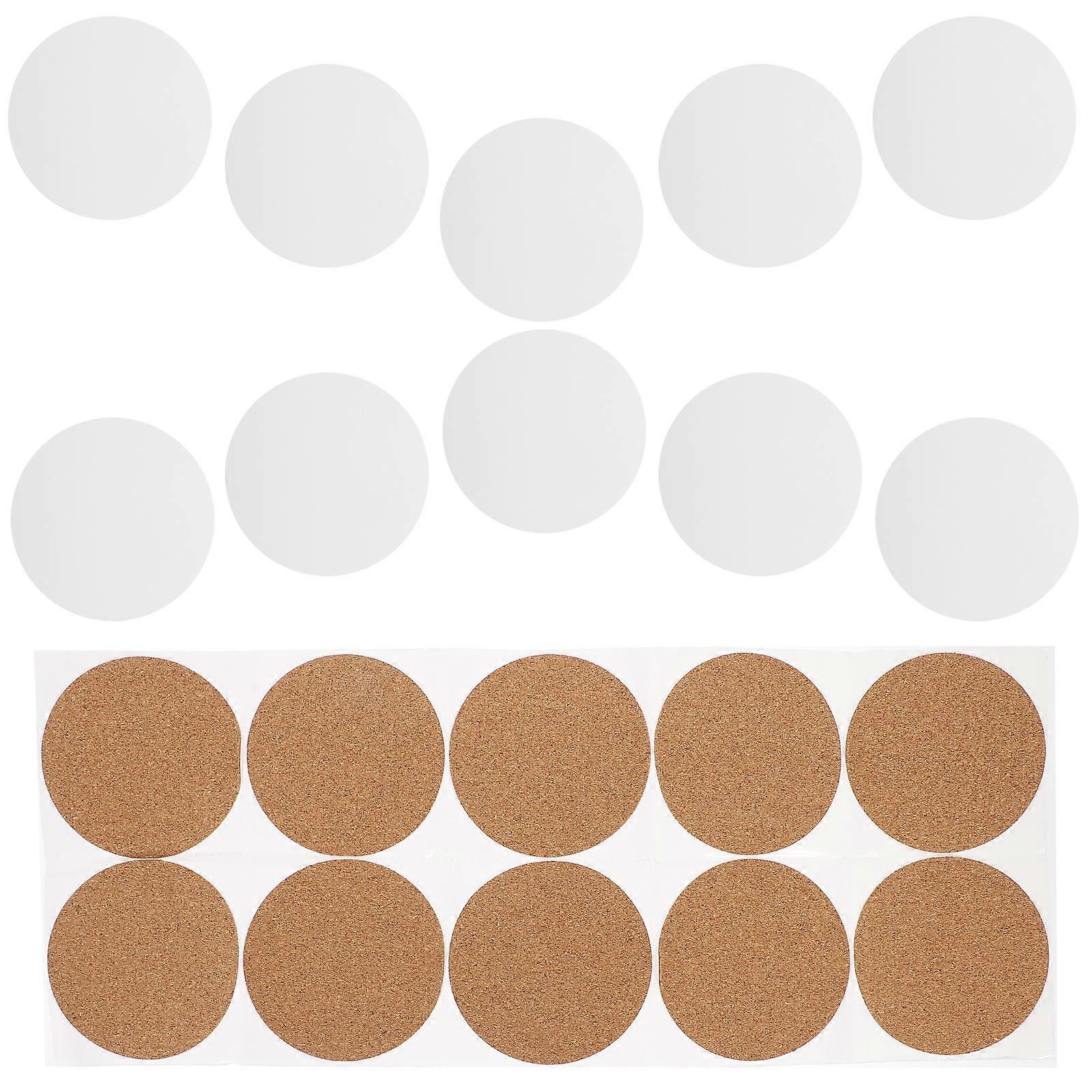 Ceramic Cup Coasters for Scald-Proof Function 10Set with Heat Transfer Design