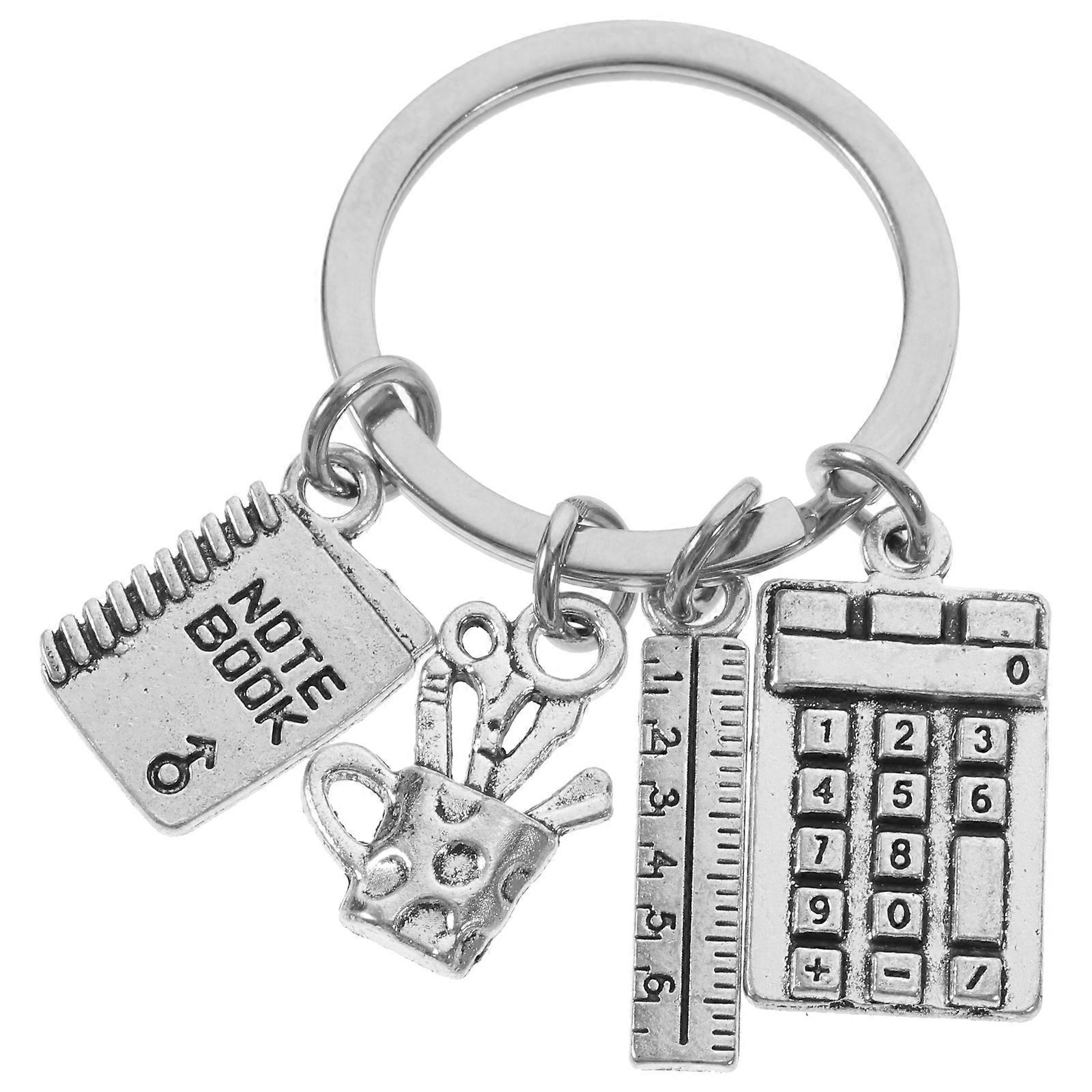 Key Chain Teacher Gift for Graduation Use Alloy Keyring