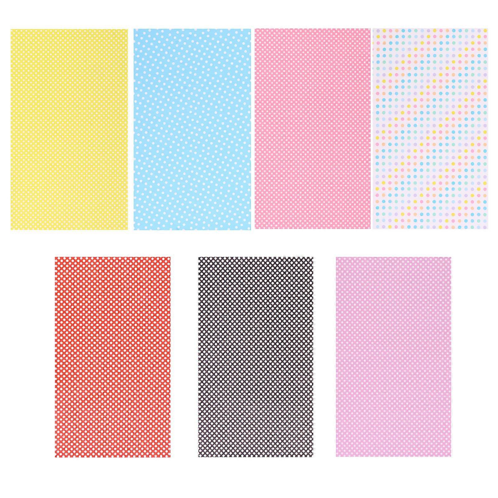 PU Fabric Sheet for DIY Sewing Materials 9Pcs