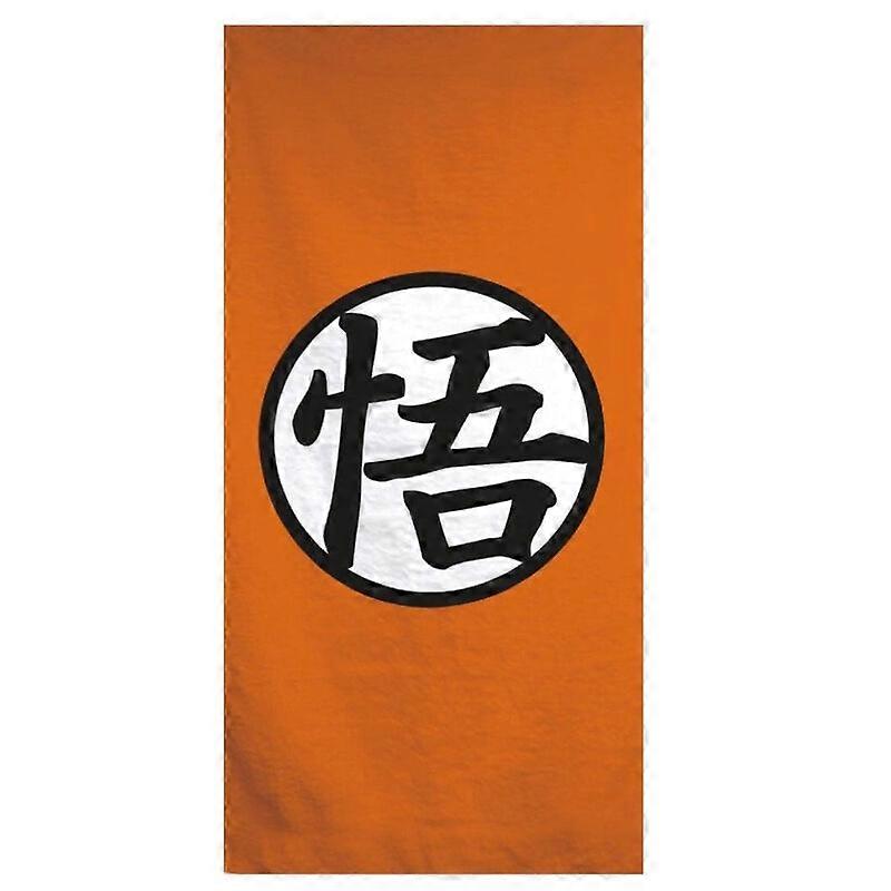 Microfiber beach towel with Dragon Ball logo