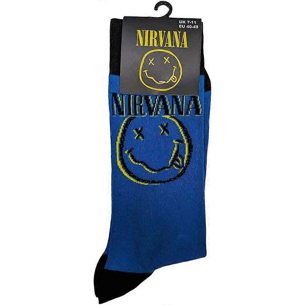 Nirvana Inverse Grunge Face Ankle Socks