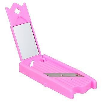 Beauty Cucumber Slicer Cutter Creative Food DIY Facial Mask Cucumber Cutter with Mirror Vegetable Slicer Tool (Random Color)