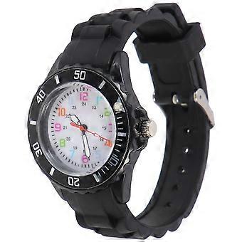Wrist Watch for Girls Round Simple Design Educational Tool Glow in Dark 31X38CM 1Set