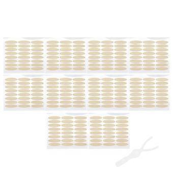 Bande adhésive pour paupières, 240 paires de bandes doubles adhésives pour paupières, effet liftant naturel, avec tige en forme de fourche, outil de maquillage pour les yeux.