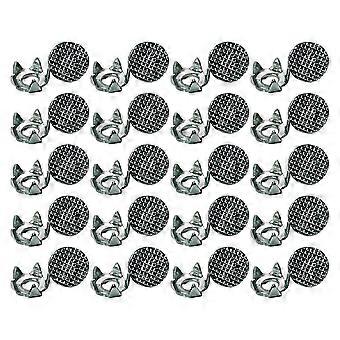Spiked Nail-Shaped Shoe Grippers, Steel Anti-Slip Cleats for Ice Fishing, Hiking, Walking – 20 Pack