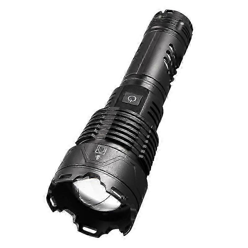 P160 rechargeable flashlight zoom emergency light multi-function outdoor flashlight