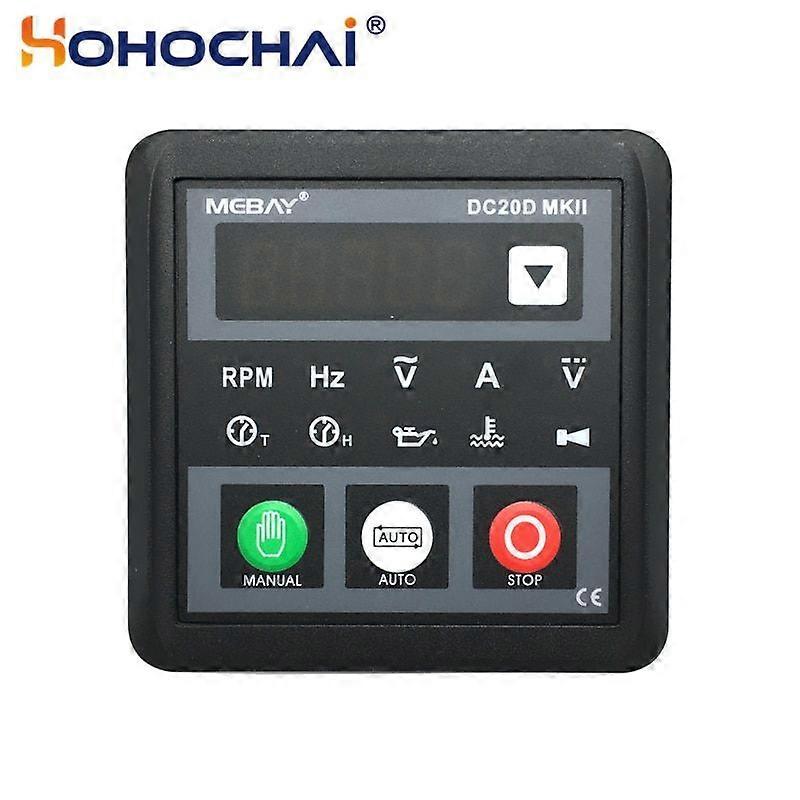 Mebay DC20D MKII Generator Control Module DC20D Small Diesel Genset Controller Panel USB Programmable PC Connection