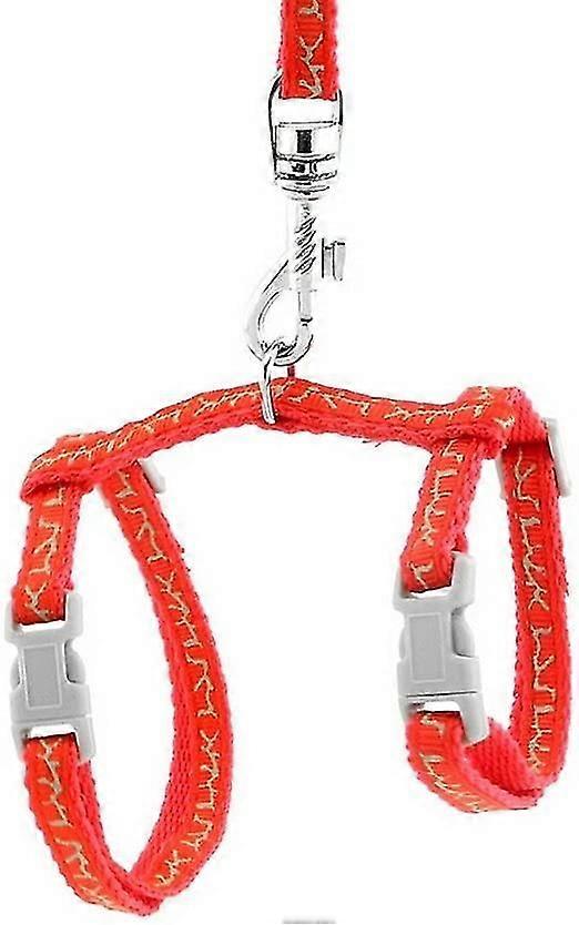 Small Dogs Halter Harness Cat Basic Harness Pet Collar With Leash Set Adjustable