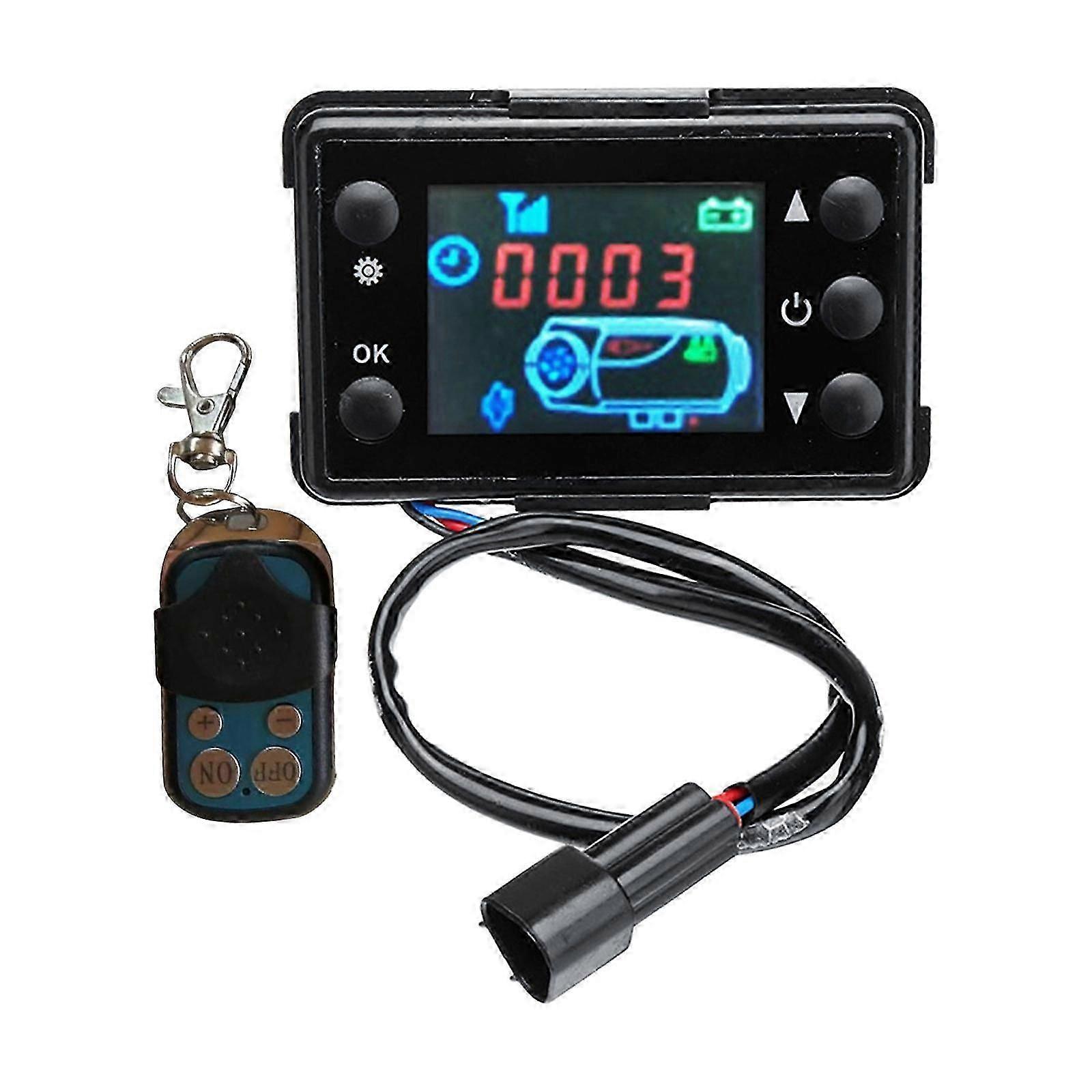 LCD Switch Time Setting Controller Switch 12/24V Compatible withTruck Air Heater