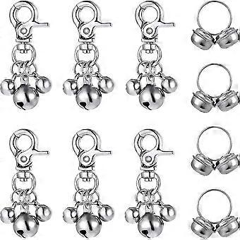 Pet Bells Set: Dog Collar Bells, Cat Keychain Pendant, Birthday Gift