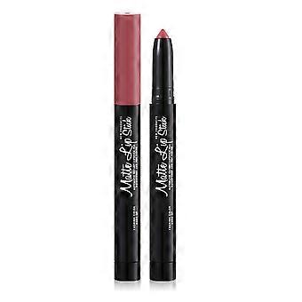Matte Lipstick Pencil and Mineral Lip Liner, Full Coverage, Soft Application, Bean Paste Rose Color