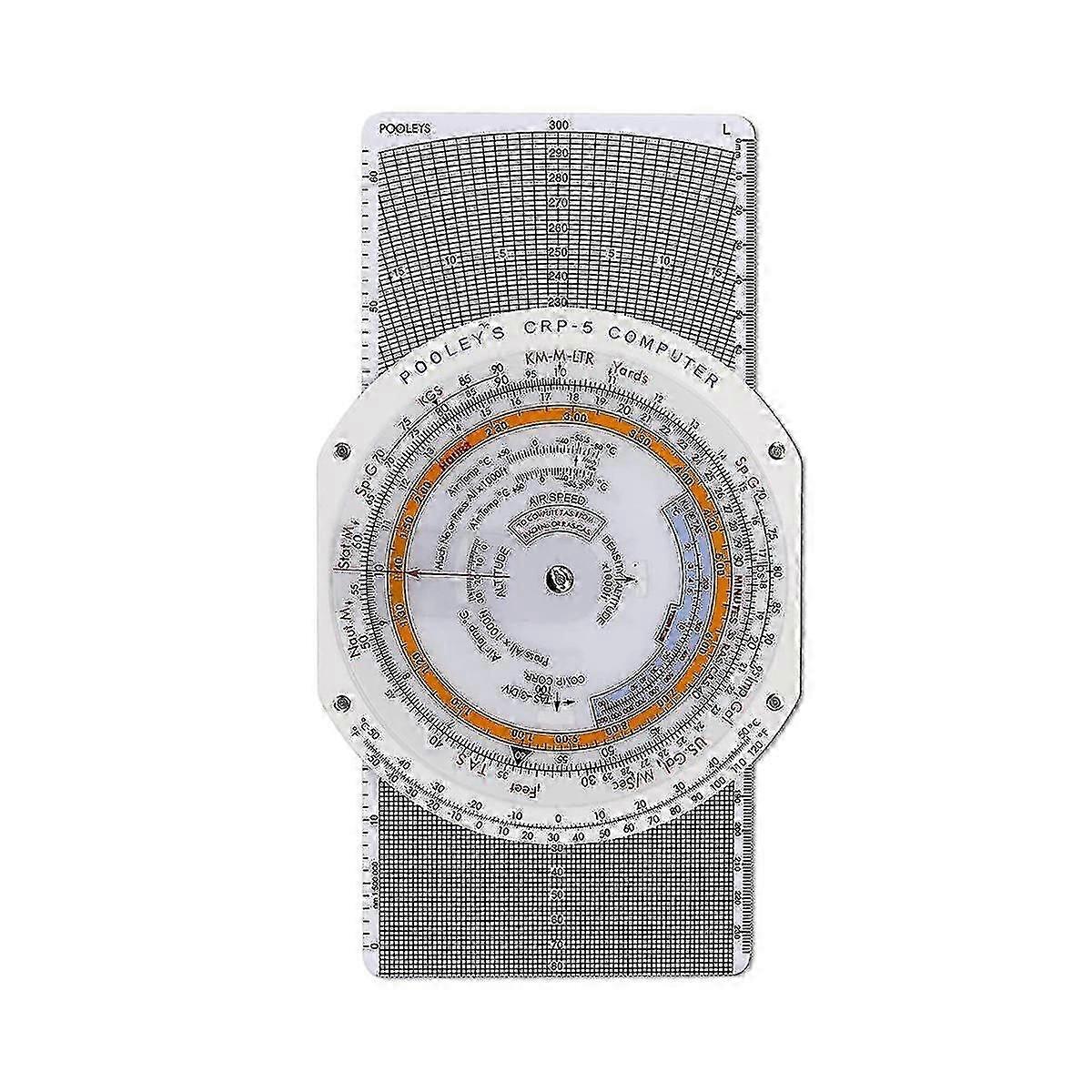 E6B Circular Slide Rule Aviation Flight Computer Plotter for Flight Training