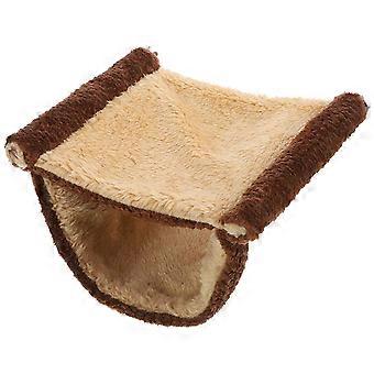 Warm Hamster Hammock Chinchilla Pet Cage Hanging Nest 5Pcs Polyester Wood