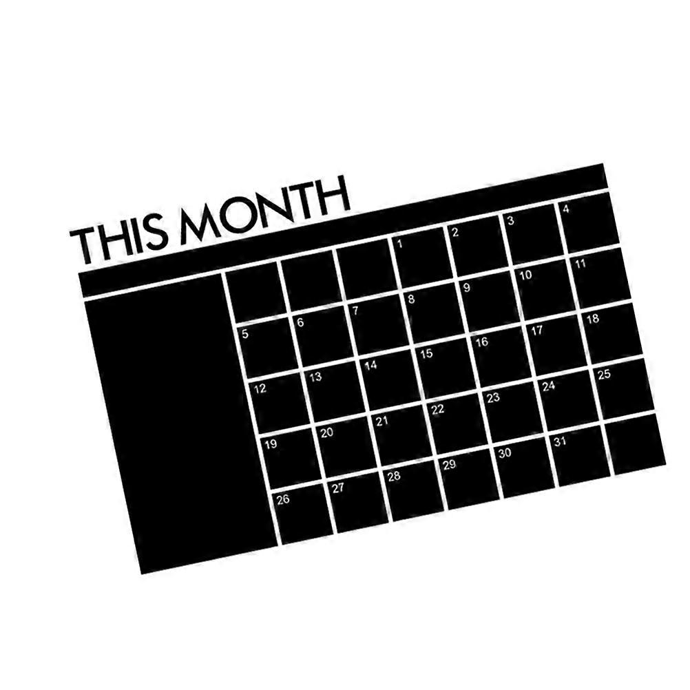 Moon Calendar Blackboard Sticker Multi-Function Erase Calendar Board