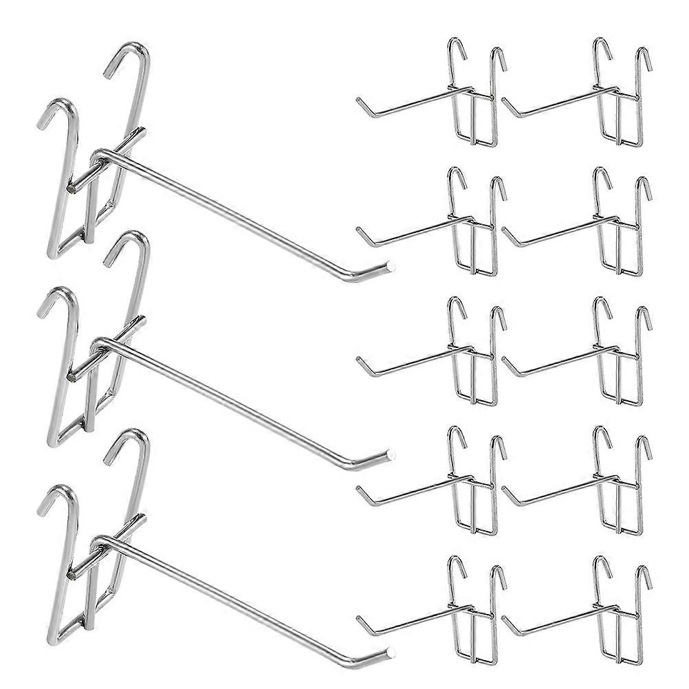 40pcs Wire Grid Mount Brackets Grid Wall Panel Brackets Display Hooks For Shop Garages